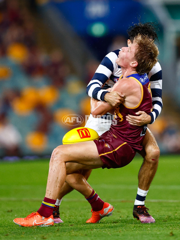 AFL 2025 Round 03 - Brisbane v Geelong - A-58205028