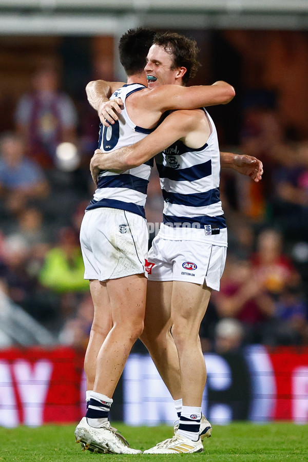 AFL 2025 Round 03 - Brisbane v Geelong - A-58205049