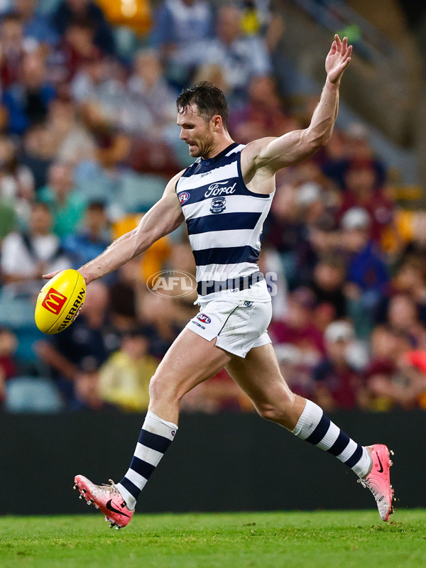 AFL 2025 Round 03 - Brisbane v Geelong - A-58205052
