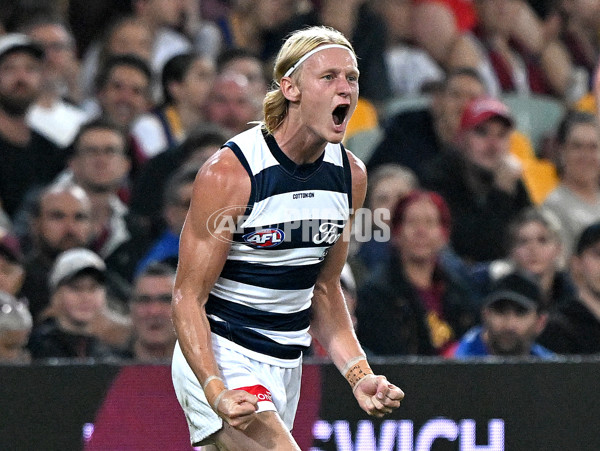 AFL 2025 Round 03 - Brisbane v Geelong - A-58205072