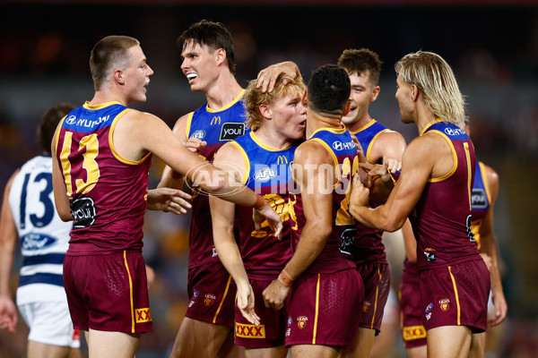 AFL 2025 Round 03 - Brisbane v Geelong - A-58207476