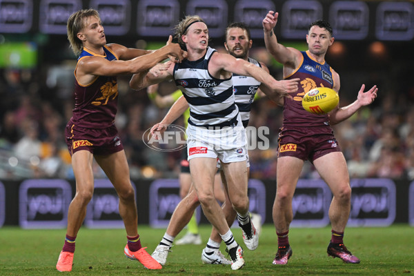 AFL 2025 Round 03 - Brisbane v Geelong - A-58207715