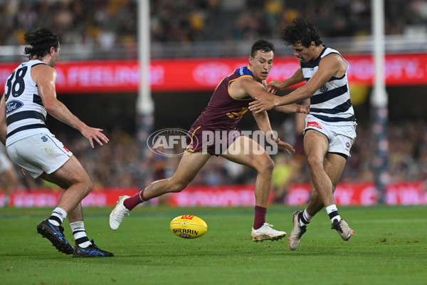 AFL 2025 Round 03 - Brisbane v Geelong - A-58207723
