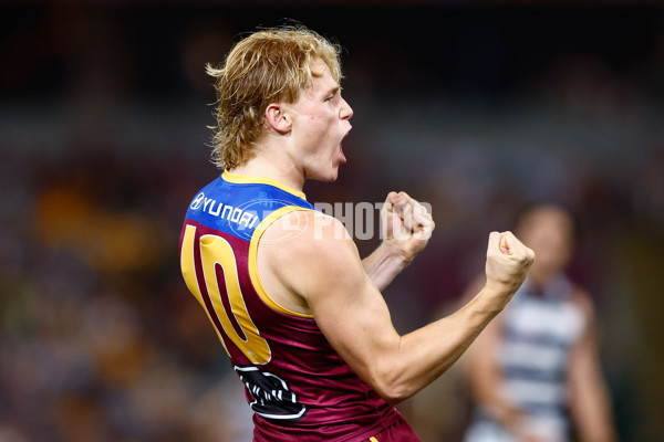 AFL 2025 Round 03 - Brisbane v Geelong - A-58207742
