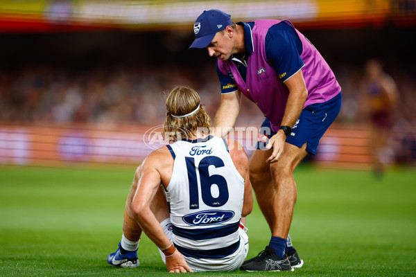 AFL 2025 Round 03 - Brisbane v Geelong - A-58207796