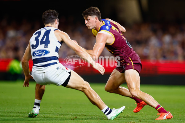 AFL 2025 Round 03 - Brisbane v Geelong - A-58207798