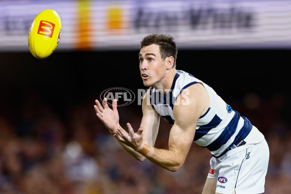 AFL 2025 Round 03 - Brisbane v Geelong - A-58207799
