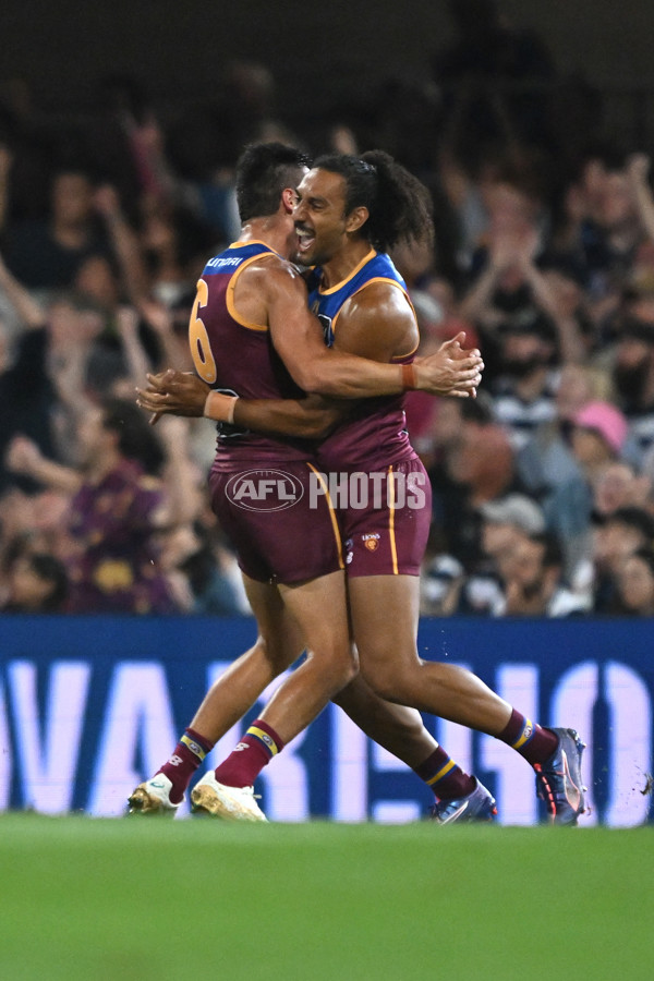 AFL 2025 Round 03 - Brisbane v Geelong - A-58209955