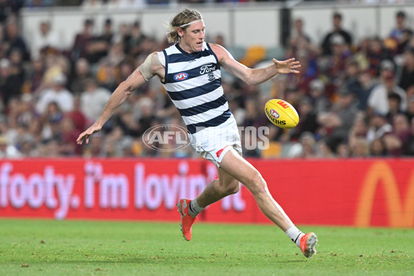 AFL 2025 Round 03 - Brisbane v Geelong - A-58209965