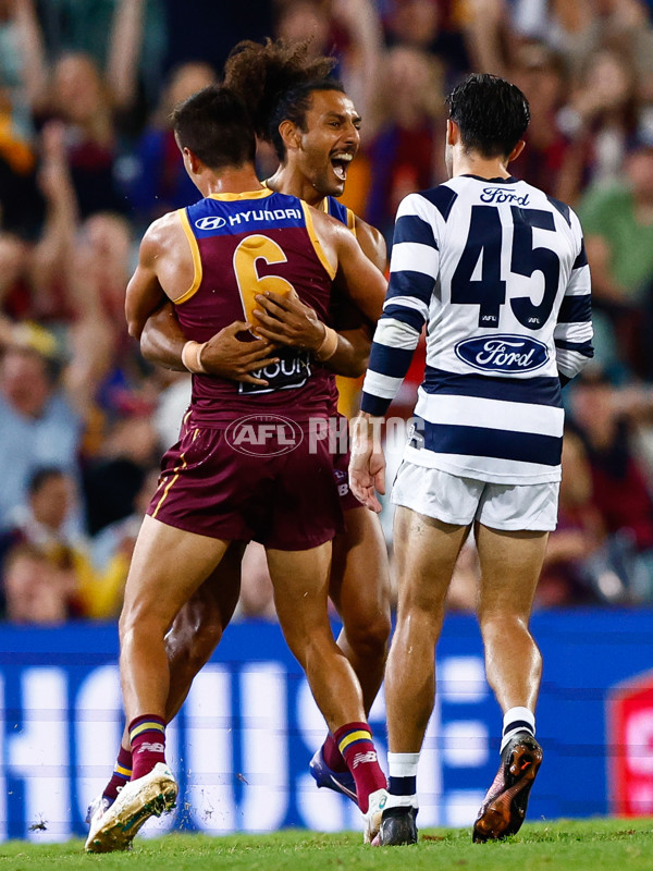 AFL 2025 Round 03 - Brisbane v Geelong - A-58209983