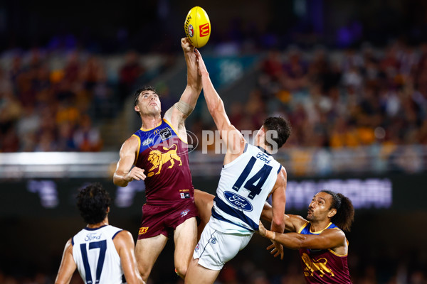 AFL 2025 Round 03 - Brisbane v Geelong - A-58209987