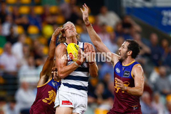 AFL 2025 Round 03 - Brisbane v Geelong - A-58210009