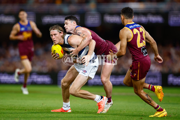 AFL 2025 Round 03 - Brisbane v Geelong - A-58210010