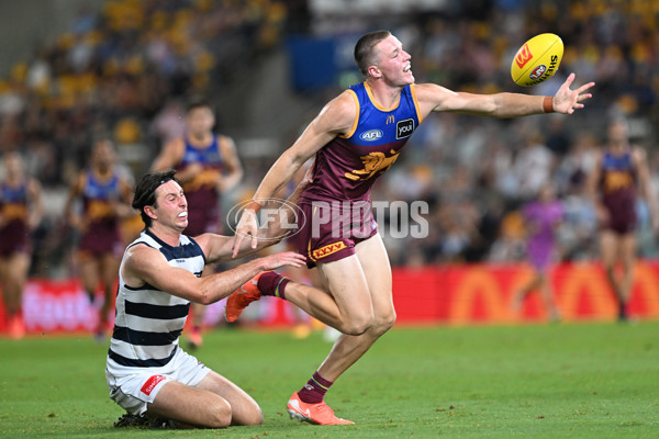 AFL 2025 Round 03 - Brisbane v Geelong - A-58212784
