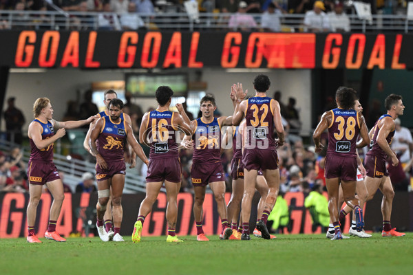 AFL 2025 Round 03 - Brisbane v Geelong - A-58212785