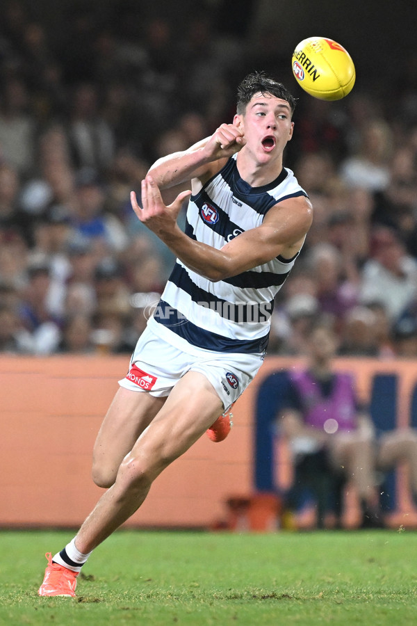 AFL 2025 Round 03 - Brisbane v Geelong - A-58212786