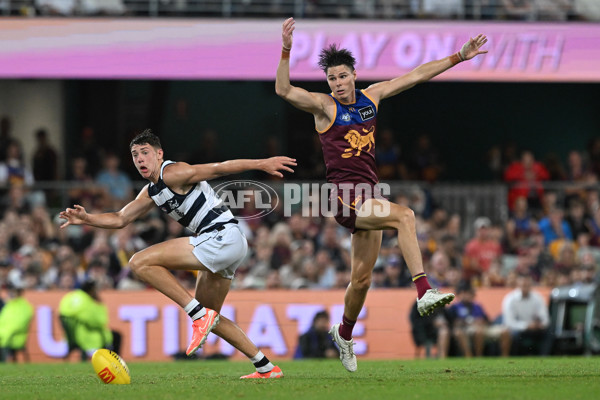 AFL 2025 Round 03 - Brisbane v Geelong - A-58212793