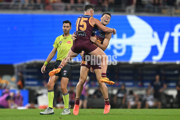 AFL 2025 Round 03 - Brisbane v Geelong - A-58212844
