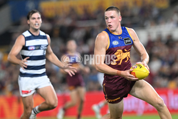 AFL 2025 Round 03 - Brisbane v Geelong - A-58212852