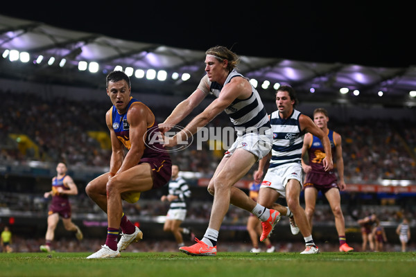 AFL 2025 Round 03 - Brisbane v Geelong - A-58212856