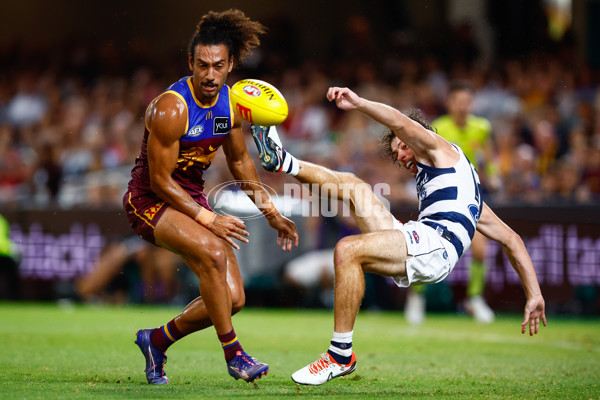 AFL 2025 Round 03 - Brisbane v Geelong - A-58212860