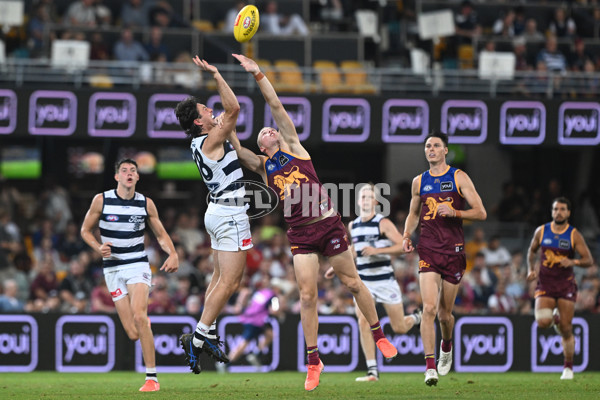 AFL 2025 Round 03 - Brisbane v Geelong - A-58212999