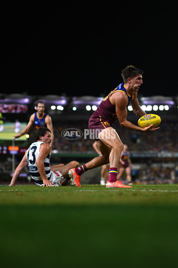 AFL 2025 Round 03 - Brisbane v Geelong - A-58215394