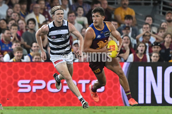 AFL 2025 Round 03 - Brisbane v Geelong - A-58215443