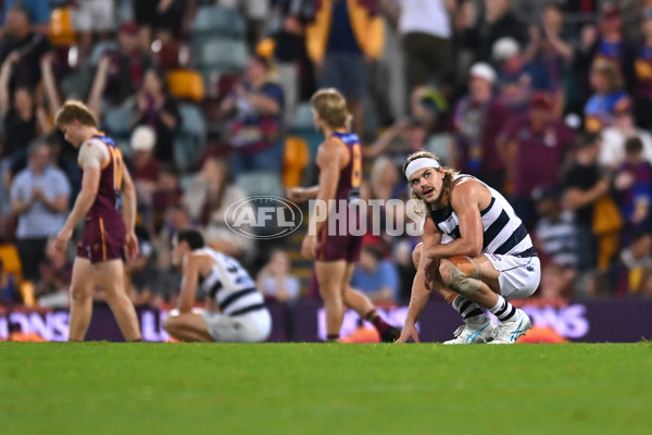 AFL 2025 Round 03 - Brisbane v Geelong - A-58221232
