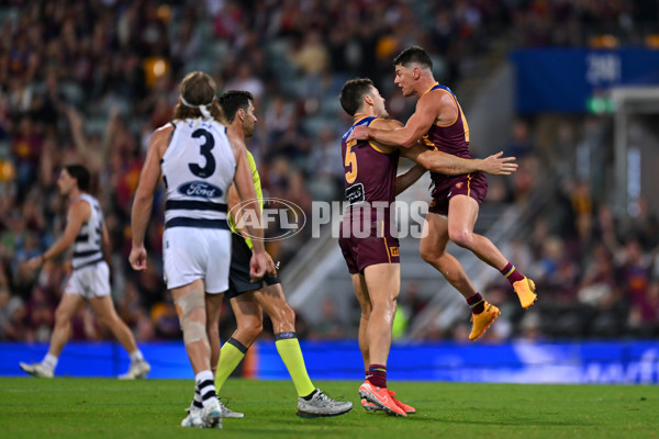 AFL 2025 Round 03 - Brisbane v Geelong - A-58221709