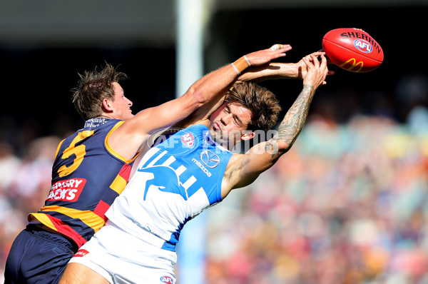 AFL 2025 Round 03 - Adelaide v North Melbourne - A-58226426