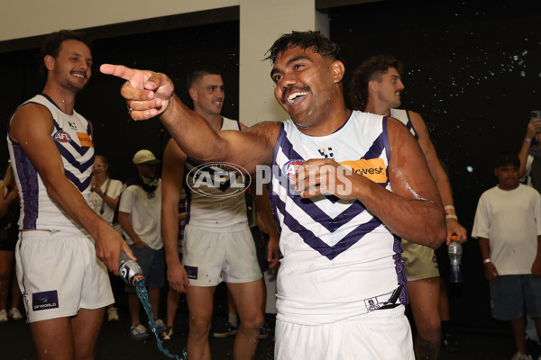 AFL 2025 Round 03 - West Coast v Fremantle - A-58244692