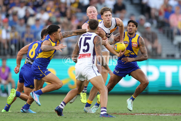 AFL 2025 Round 03 - West Coast v Fremantle - A-58249481