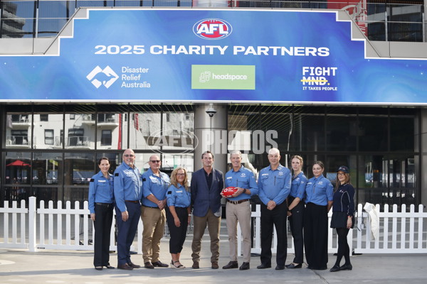 AFL 2025 Media - AFL Charity Partnership Announcement 020425 - A-58295629