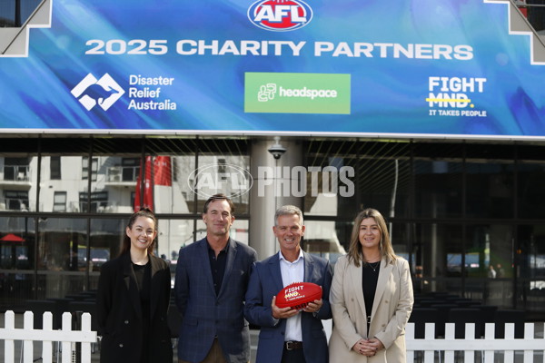 AFL 2025 Media - AFL Charity Partnership Announcement 020425 - A-58295632