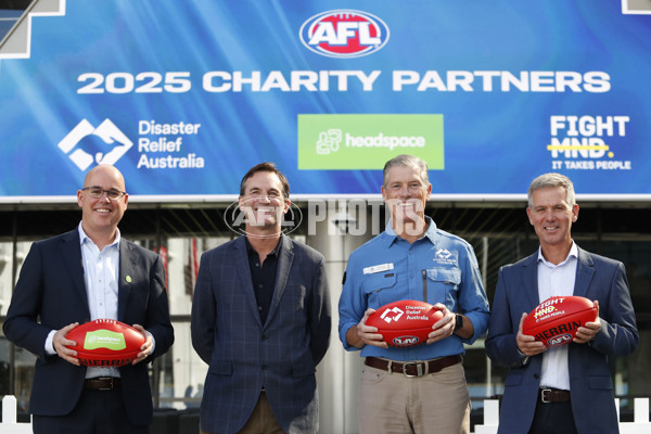 AFL 2025 Media - AFL Charity Partnership Announcement 020425 - A-58295638