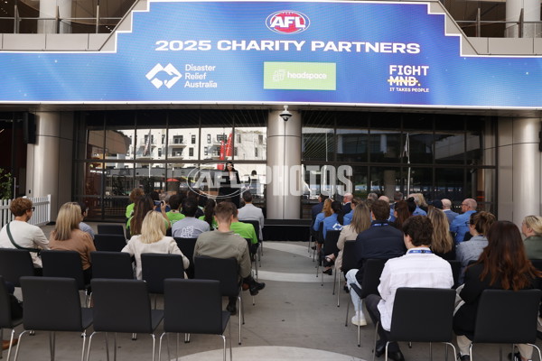 AFL 2025 Media - AFL Charity Partnership Announcement 020425 - A-58295657