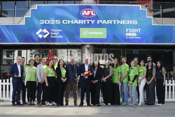 AFL 2025 Media - AFL Charity Partnership Announcement 020425 - A-58295662