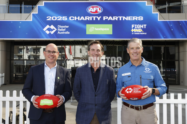 AFL 2025 Media - AFL Charity Partnership Announcement 020425 - A-58316434