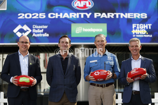 AFL 2025 Media - AFL Charity Partnership Announcement 020425 - A-58316435