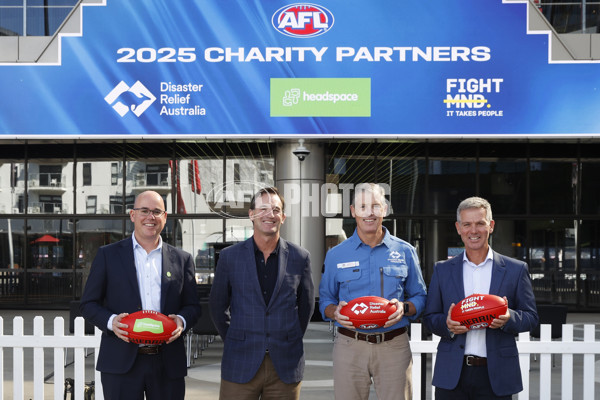 AFL 2025 Media - AFL Charity Partnership Announcement 020425 - A-58316450