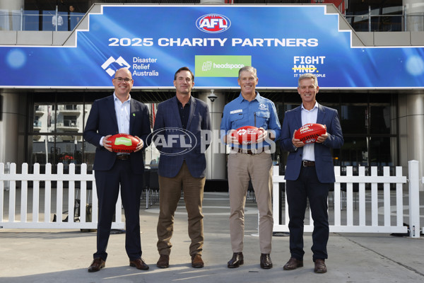 AFL 2025 Media - AFL Charity Partnership Announcement 020425 - A-58316452