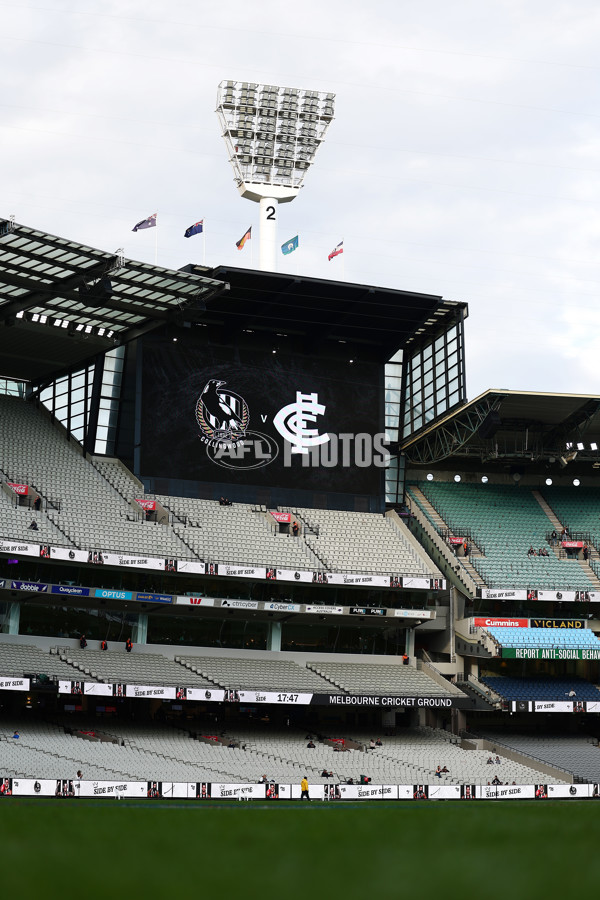 AFL 2025 Round 04 - Collingwood v Carlton - A-58331915
