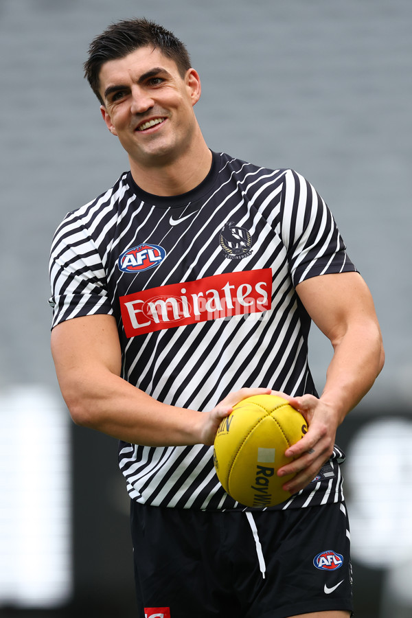 AFL 2025 Round 04 - Collingwood v Carlton - A-58331917