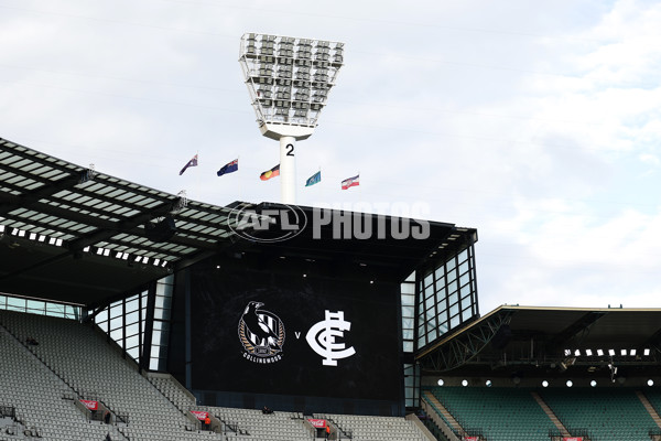 AFL 2025 Round 04 - Collingwood v Carlton - A-58331918