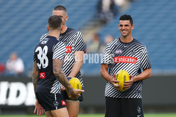 AFL 2025 Round 04 - Collingwood v Carlton - A-58335086