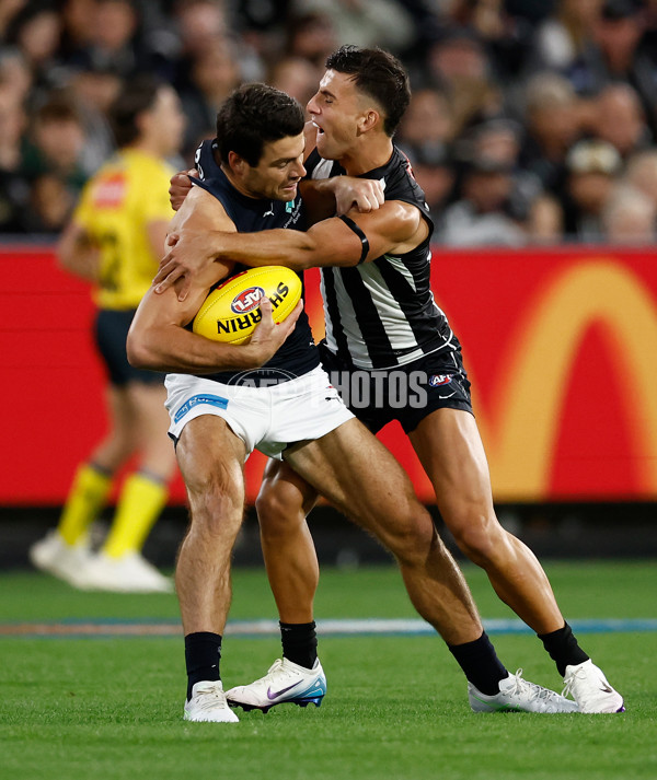 AFL 2025 Round 04 - Collingwood v Carlton - A-58335124