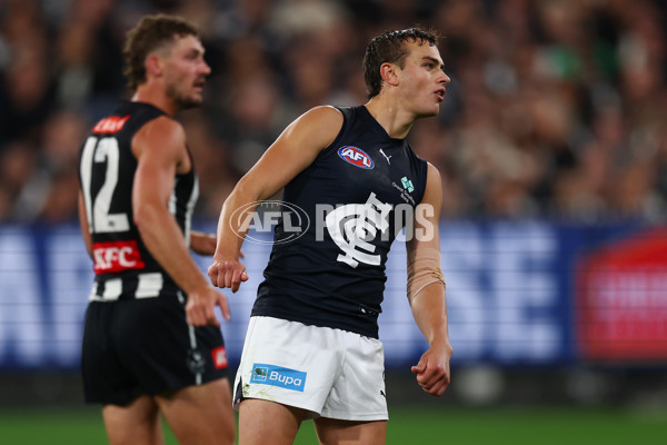 AFL 2025 Round 04 - Collingwood v Carlton - A-58337379