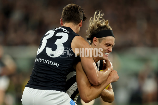 AFL 2025 Round 04 - Collingwood v Carlton - A-58338188