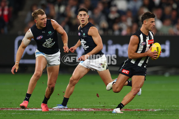 AFL 2025 Round 04 - Collingwood v Carlton - A-58342868